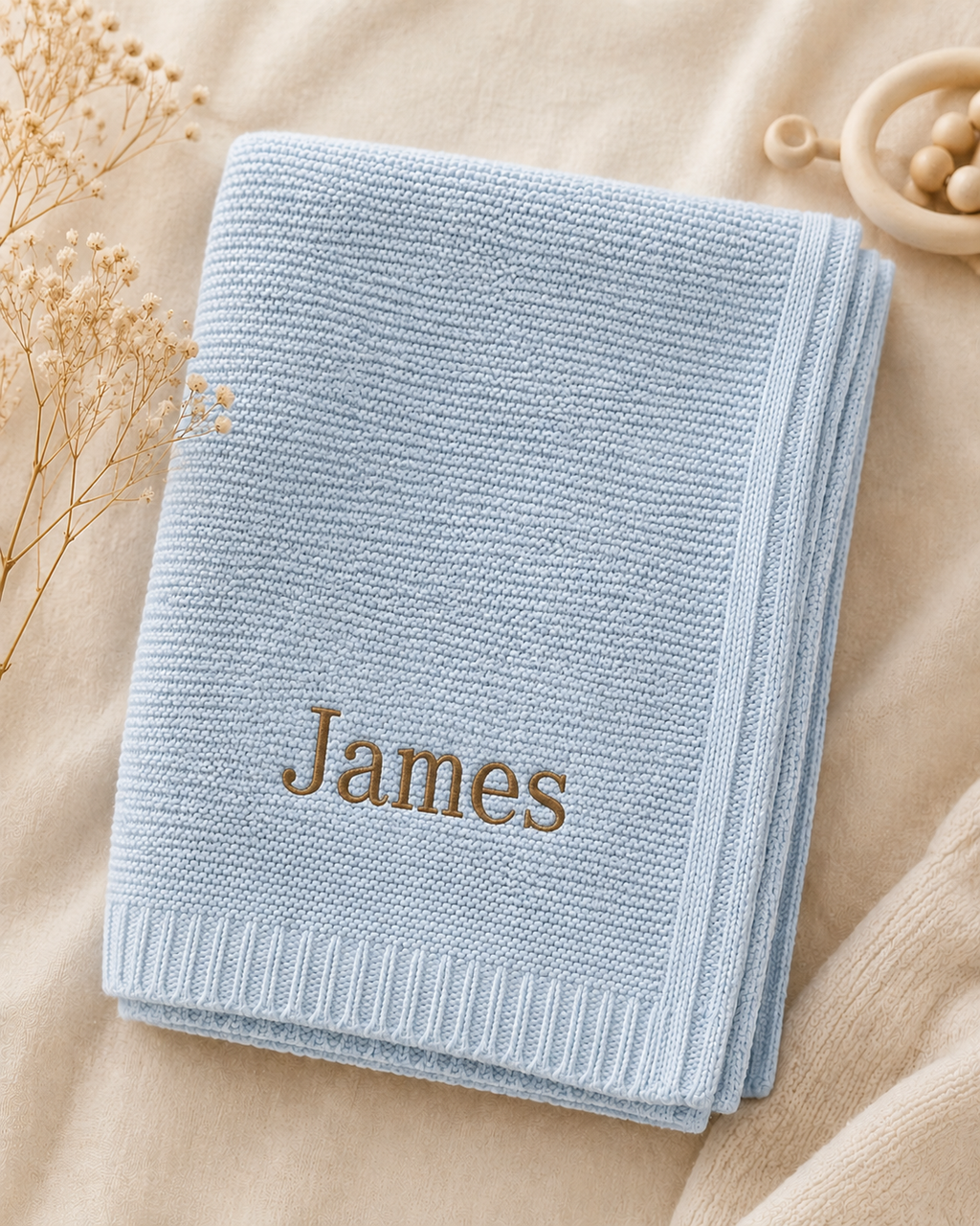 Evernest Personalized Baby Blanket