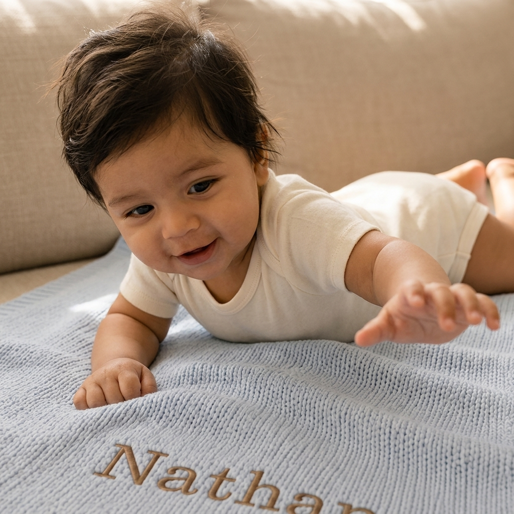 Evernest Personalized Baby Blanket