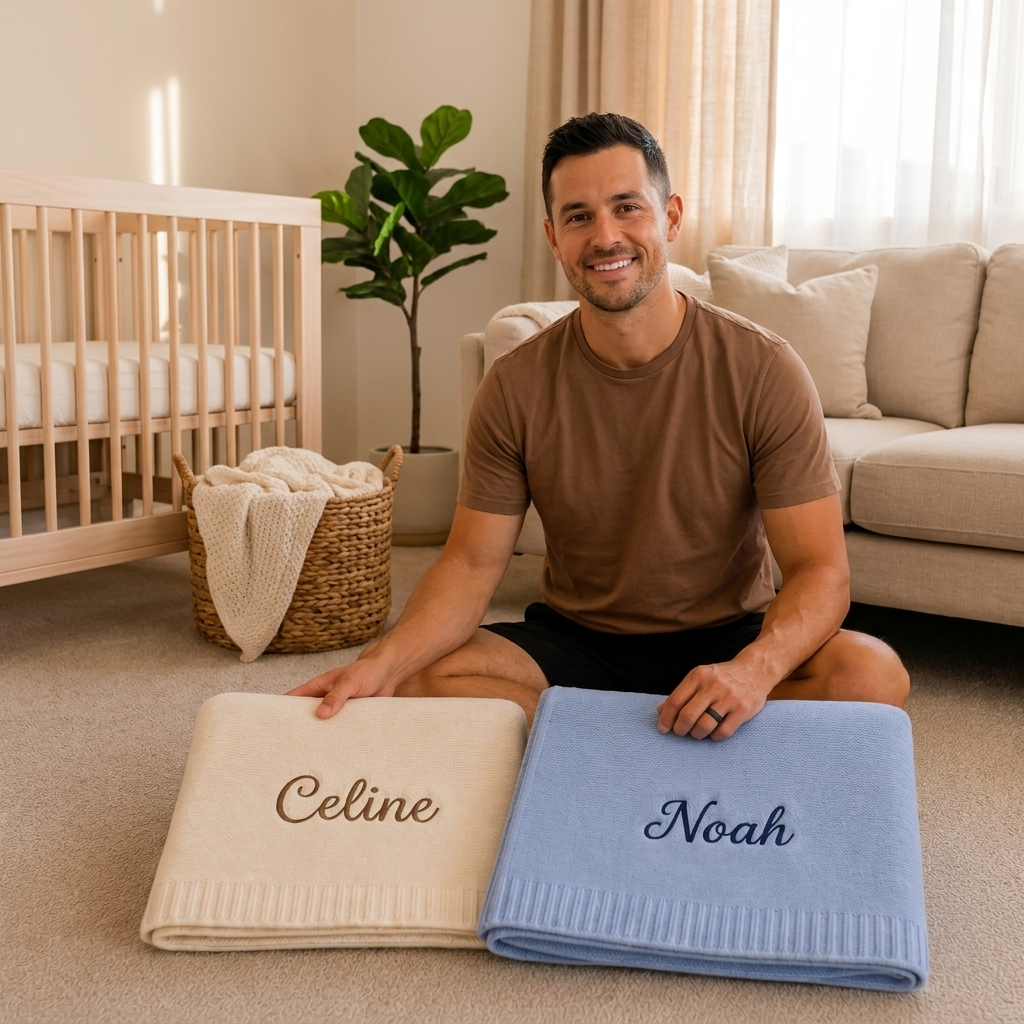 Evernest Personalized Baby Blanket