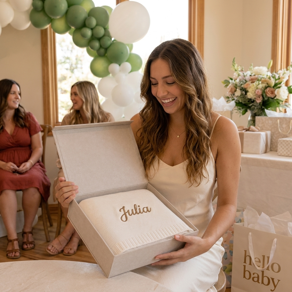 Evernest Personalized Baby Blanket