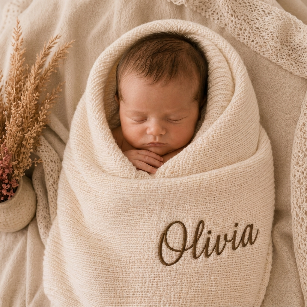 Evernest Personalized Baby Blanket
