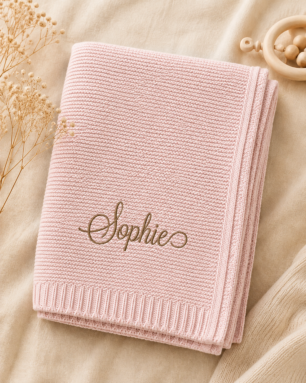 Evernest Personalized Baby Blanket
