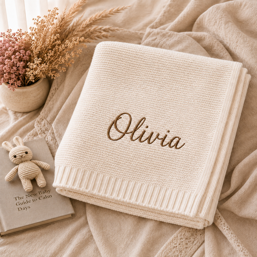 Evernest Personalized Baby Blanket